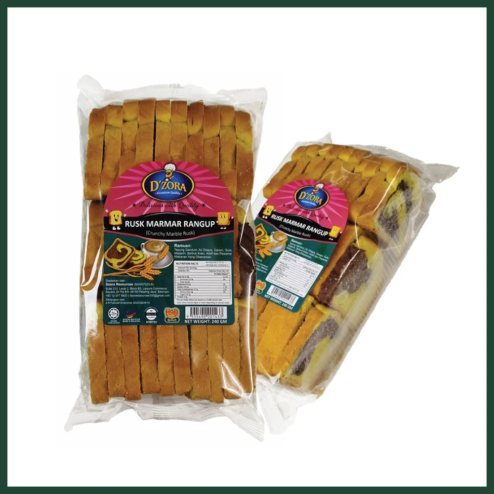 Rusk Marmar Rangup | Crunchy Marble Rusk